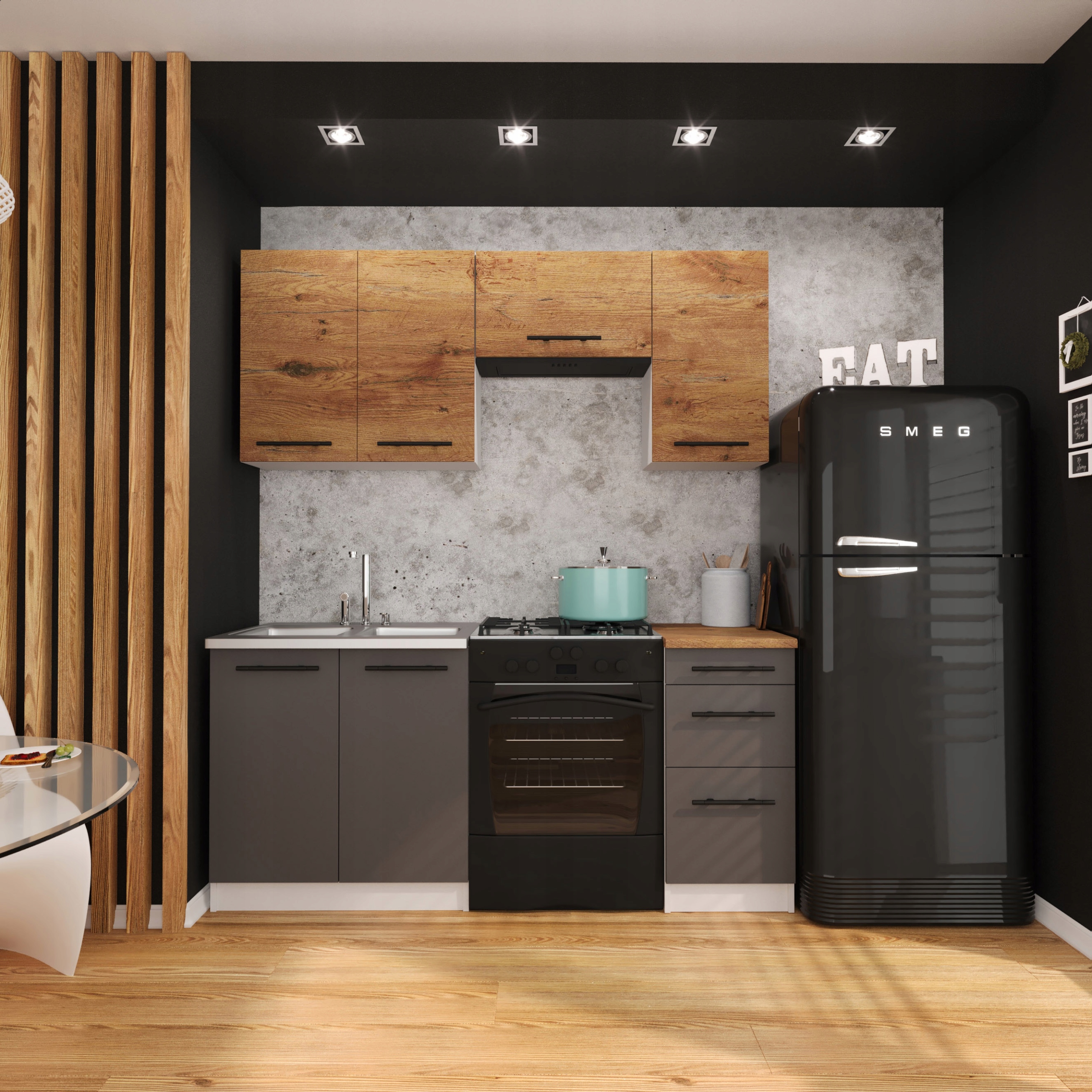 Meble kuchenne z BLATEM - 1,8 m