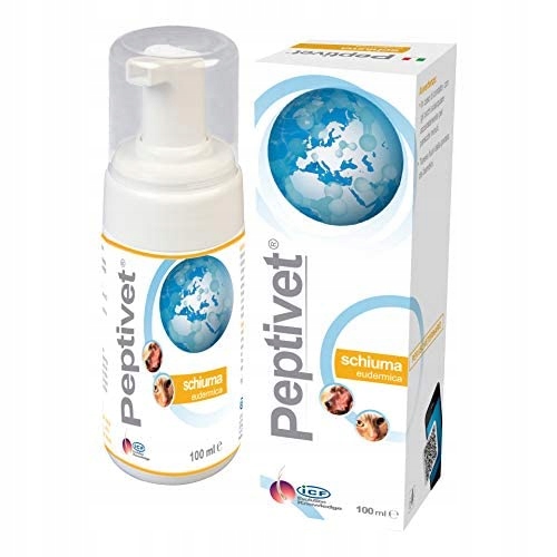 Peptivet Pěna na podrážděnou pokožku pro psa a kočku 100 ml