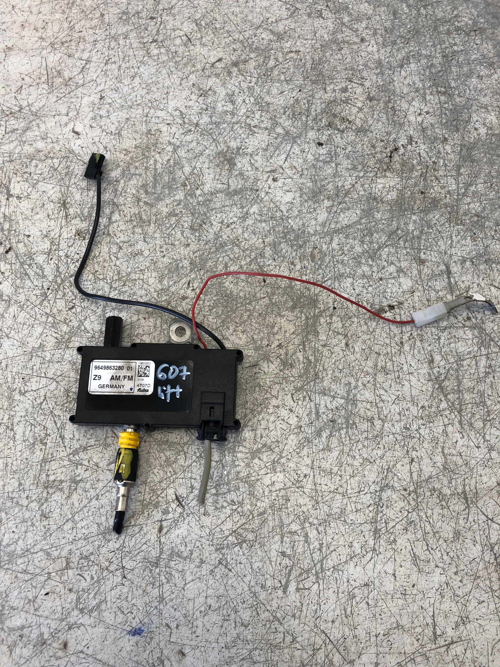 module amplifier ANTENY PEUGEOT 607 LIFT