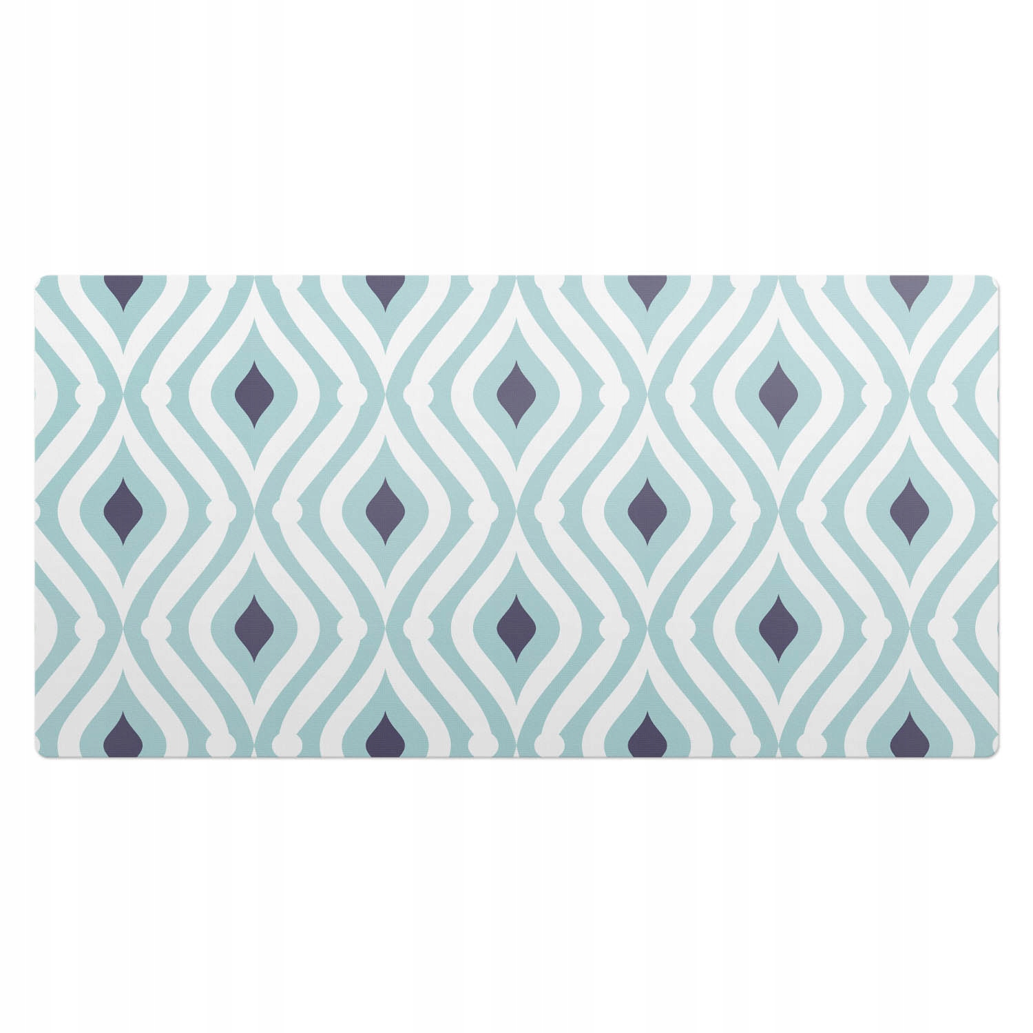 Mata winylowa na biurko Kultowy wzór geometryczny w stylu vintage 100x50 cm