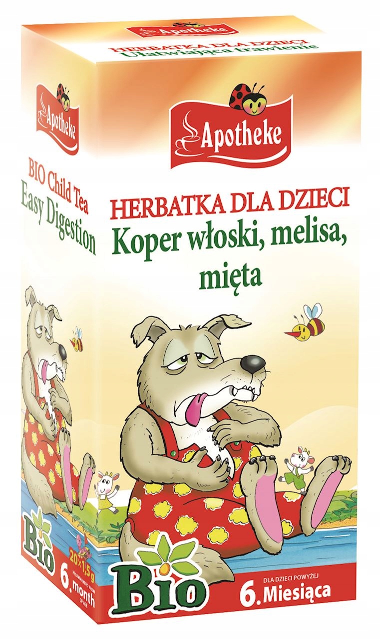 DETSKÝ ČAJ - FENIKEL, MEDOVKA A MÄTA