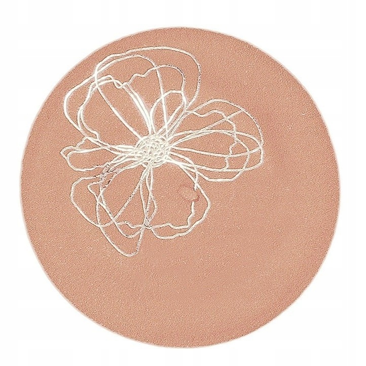 Tmavě Béžový vlněný baret zdobený aplikací Polský Béžový