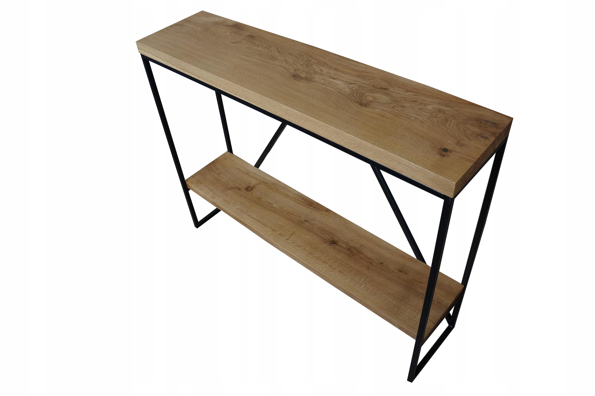 KONSOLA LOFT 100 CM LITY DĄB Z PÓŁKĄ Głębokość mebla 25 cm