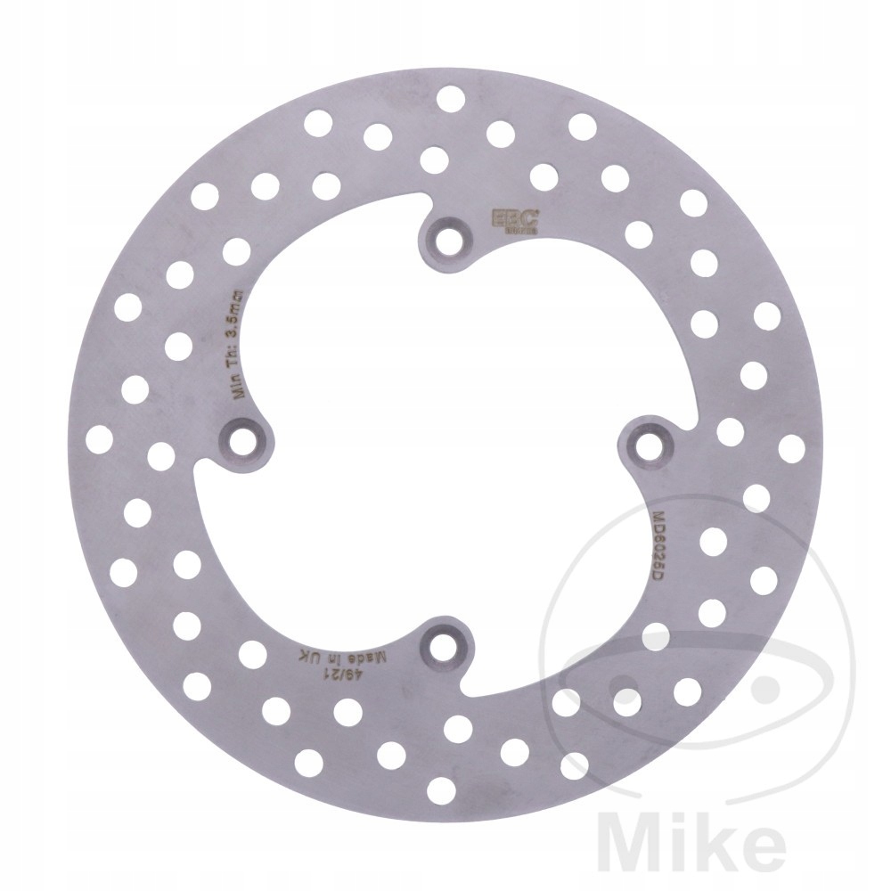 Zadný brzdový kotúč Ebc MD6025D