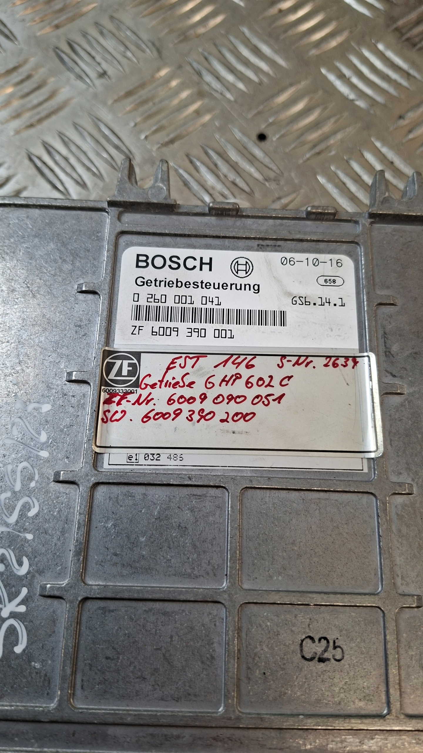 Bedienteil Getriebe getriebe ZF 0260001041