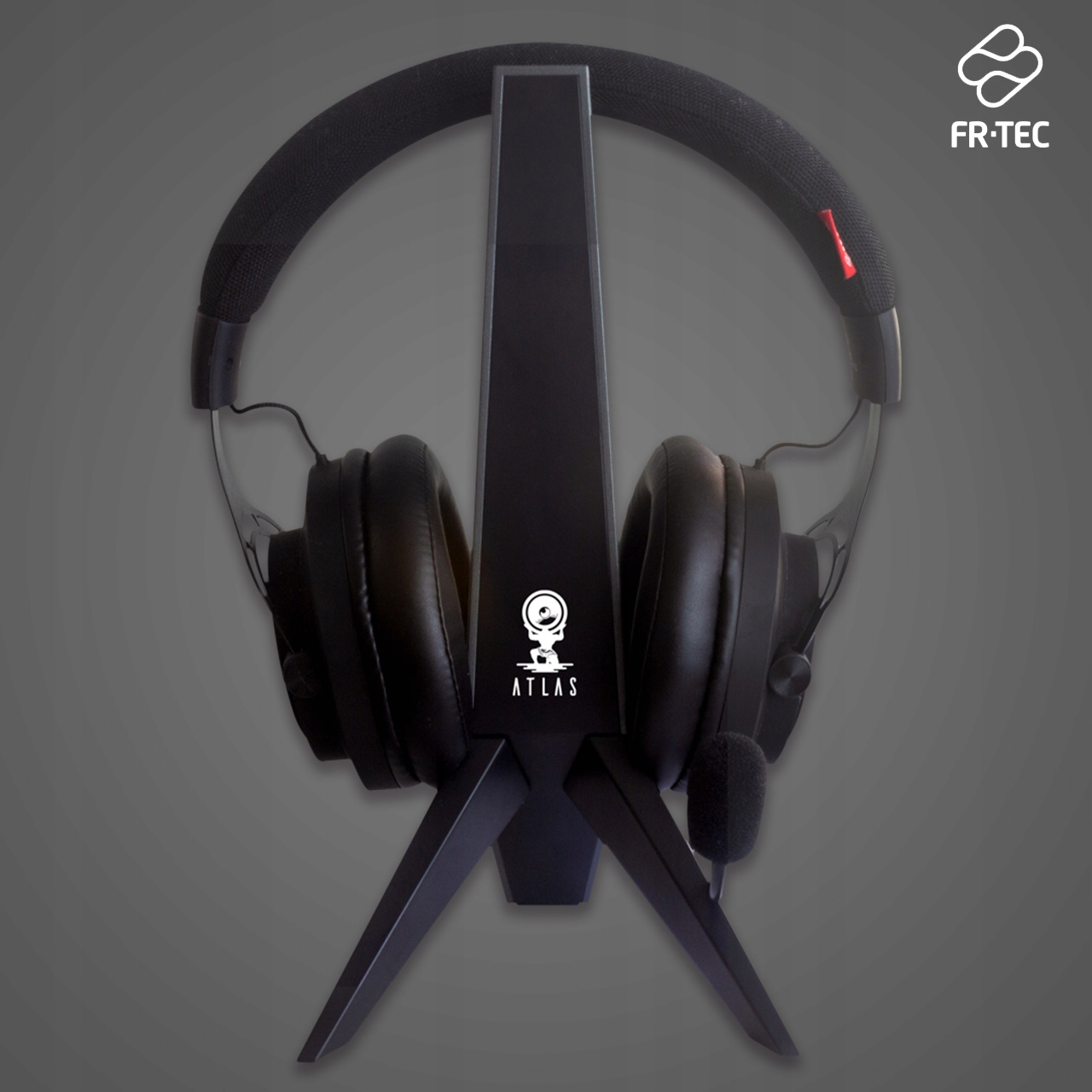 STOJAK NA SŁUCHAWKI ATLAS PREMIUM CZARNY Marka Inna