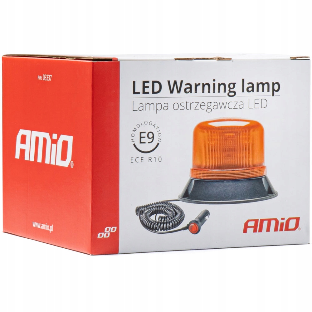 LAMPA BŁYSKOWA OSTRZEGAWCZA kogut 60 LED 12V 24V