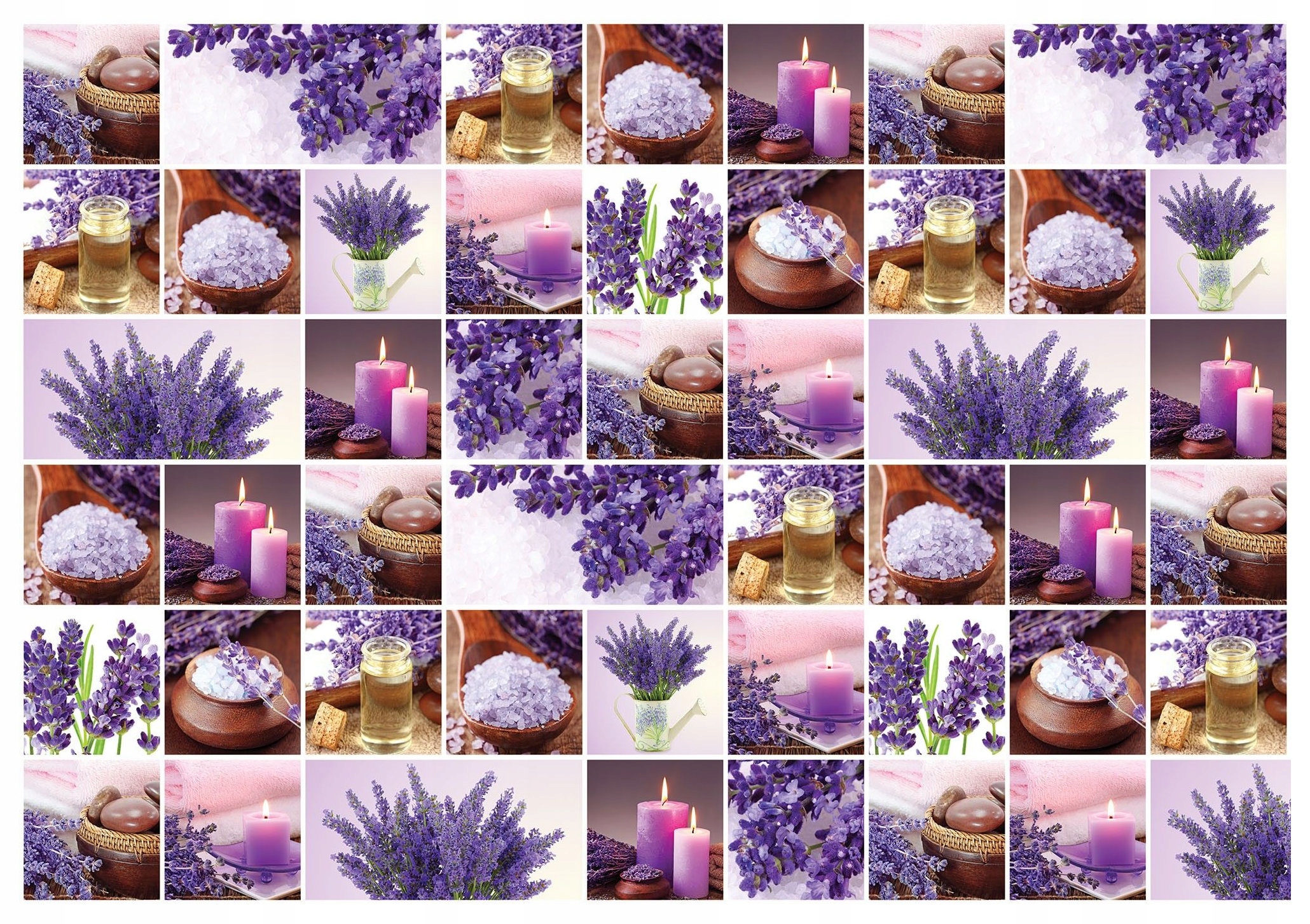 Fototapeta Levandule Spa relaxační vinyl 416x290 do ložnice obývacího pokoje zlato lepidlo