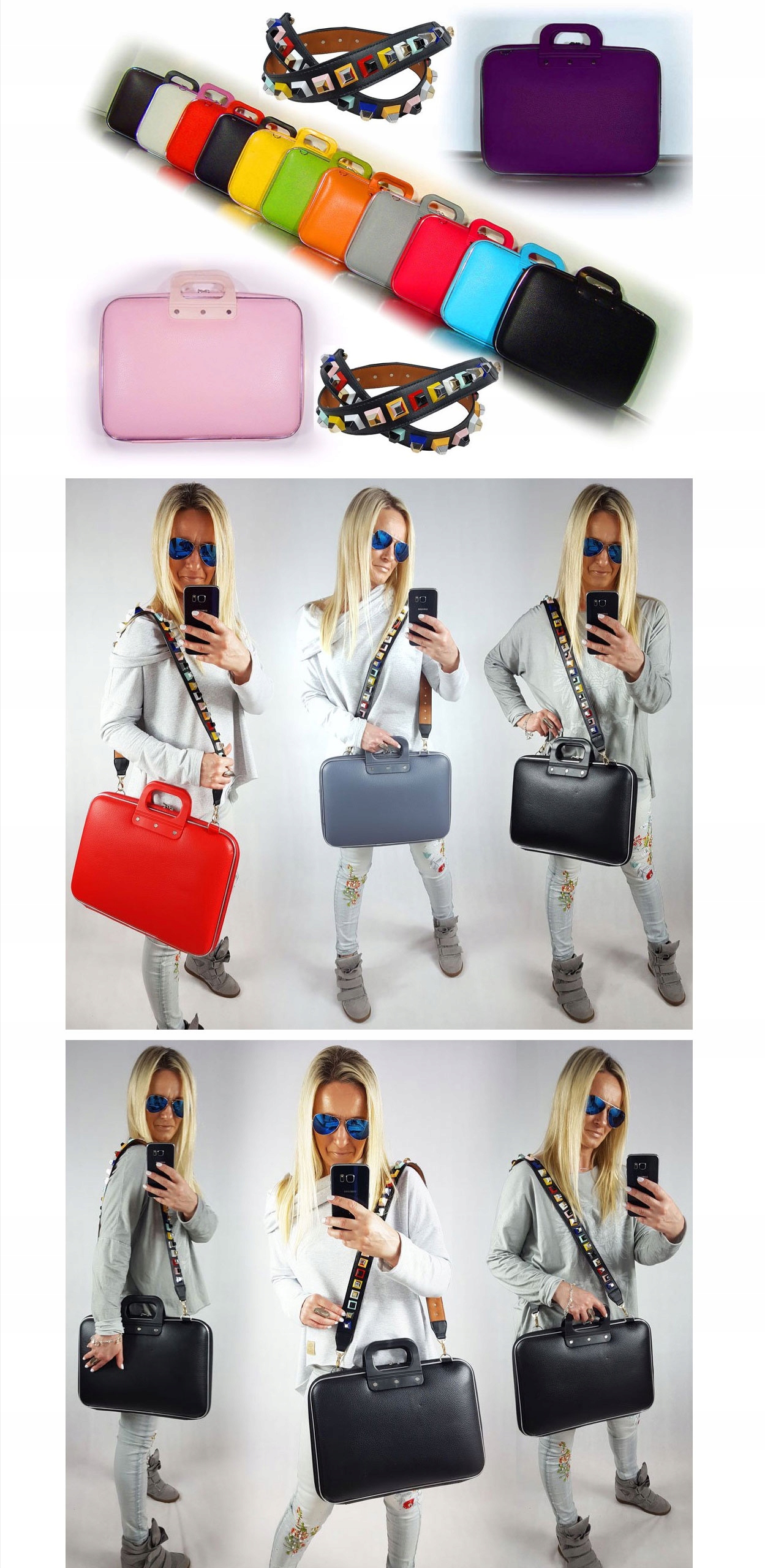 AKTÓWKA TORBA NA LAPTOPA PASEK 3D AZTECKI 13 14 15 Model NNJAA3DM