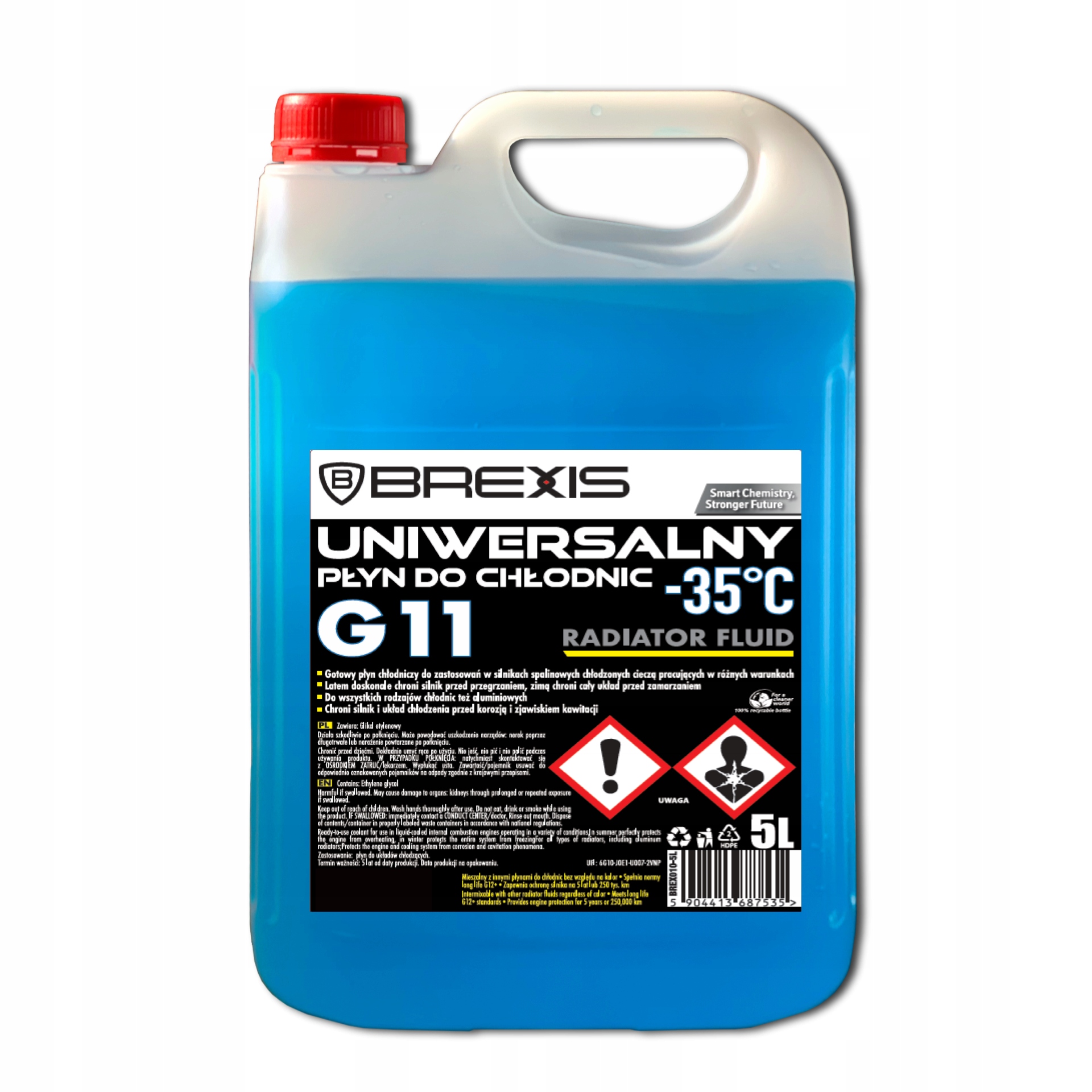 Płyn do chłodnic G11 -35°C Brexis 5L 1szt