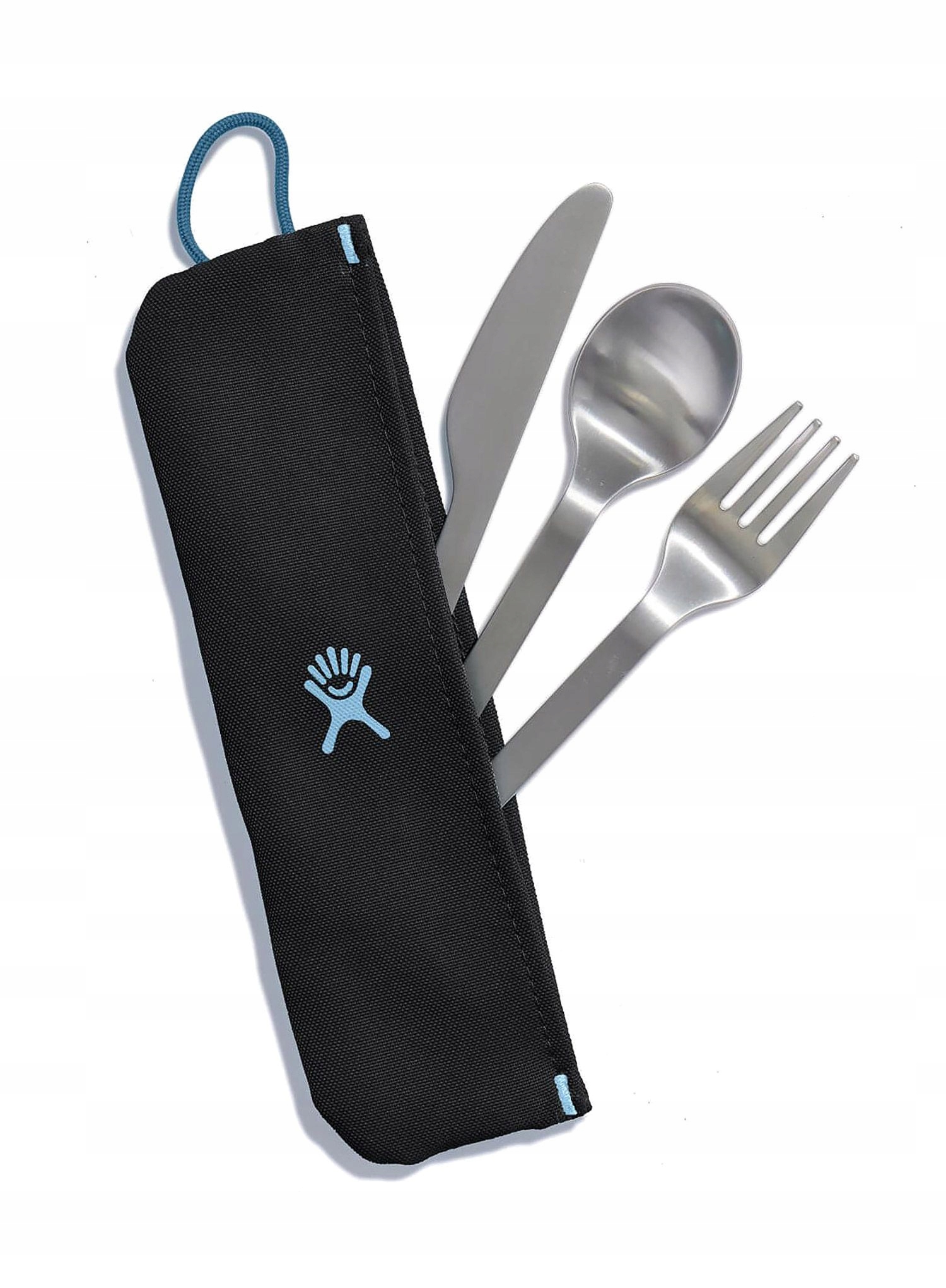 Sztućce turystyczne Hydro Flask Flatware Set Stainless/Pouch black