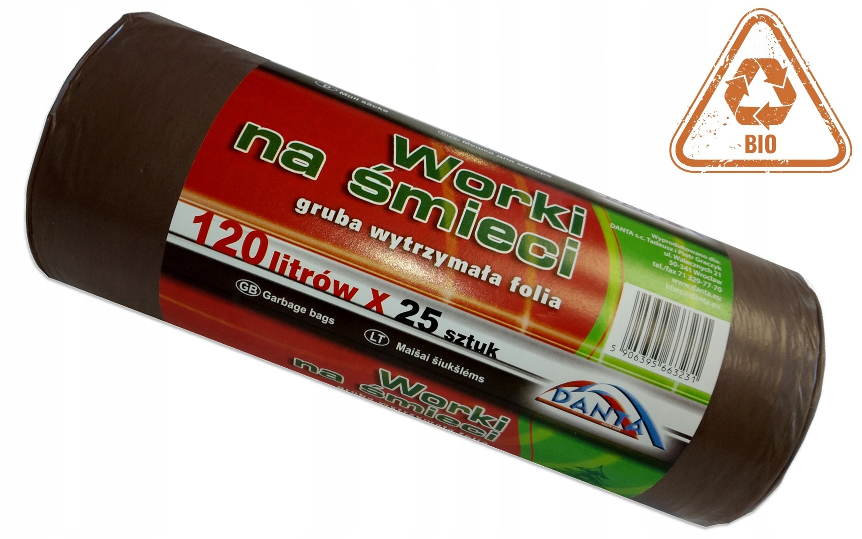 

Worki Na Śmieci Brązowe 120l Do Segregacji 25sztuk