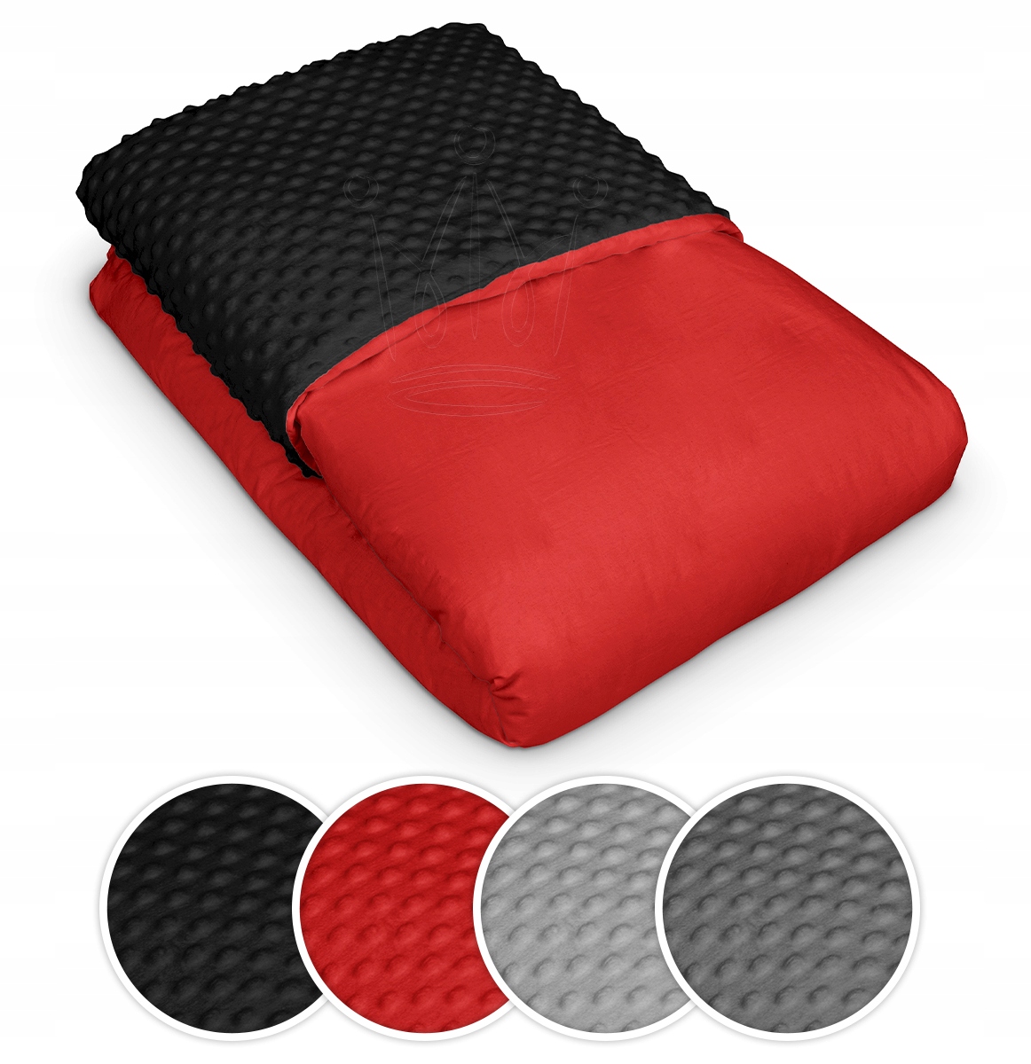 

Narzuta na łóżko 140x220 kołdra Kapa koc z Minky