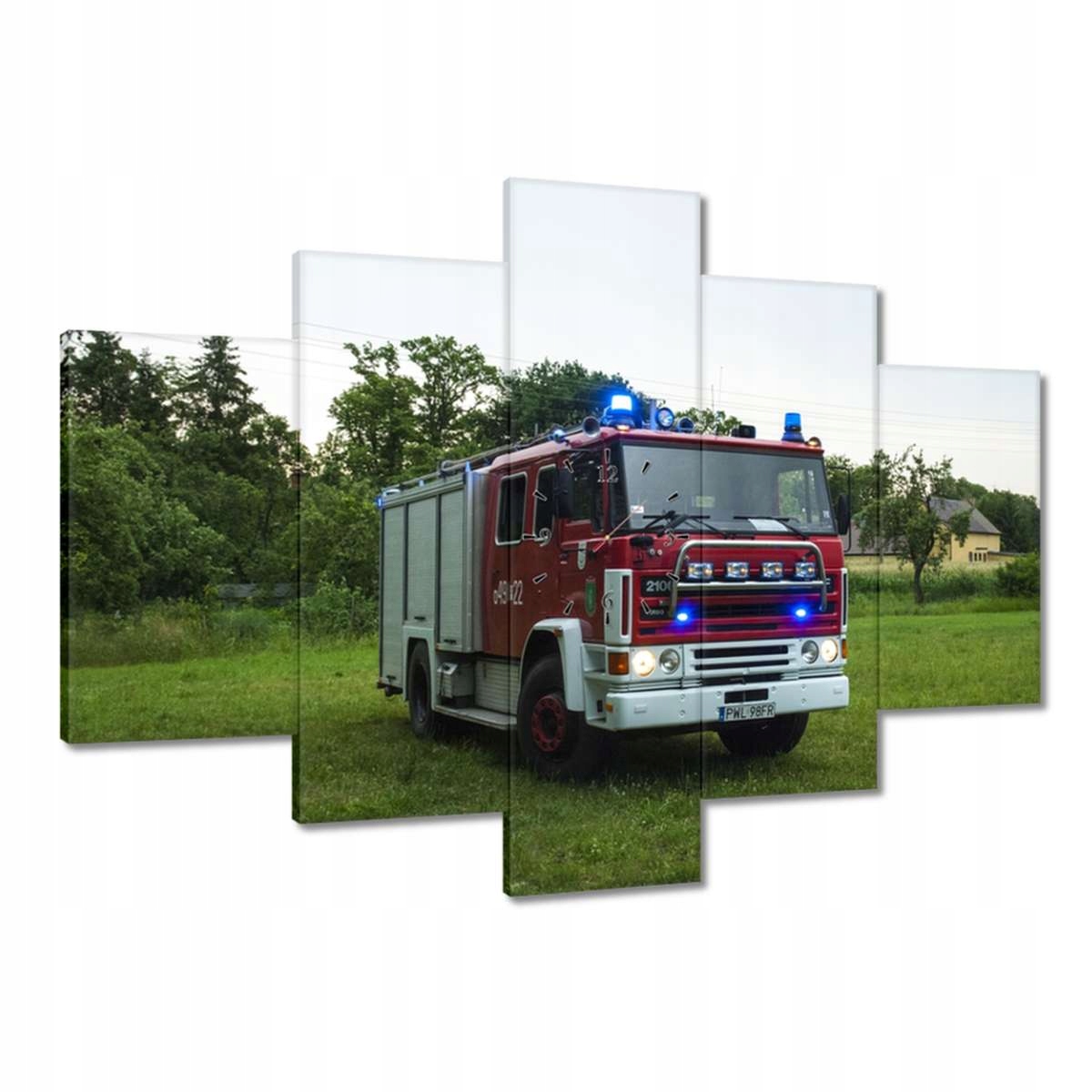 Hodiny 150x105 Hasičské auto