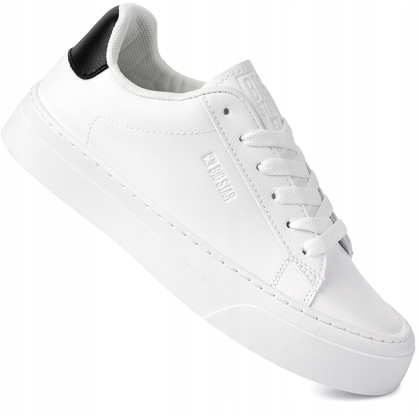 Big Star Damskie Buty Sneakersy Sportowe Białe Ekoskóra r. 36