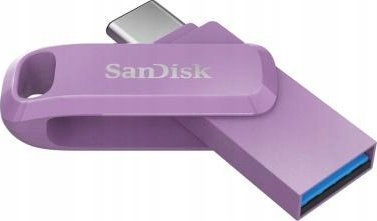 Pendrive SANDISK Dual Drive Go USB-C 64GB 150MB/s do Telefonu Lawendowy Kolor fioletowy