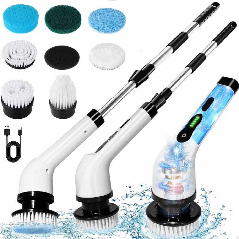 Levně Bezdrátový Elektrický Rotační Kartáč Ruční Spin Scrubber Mop 7 V 1