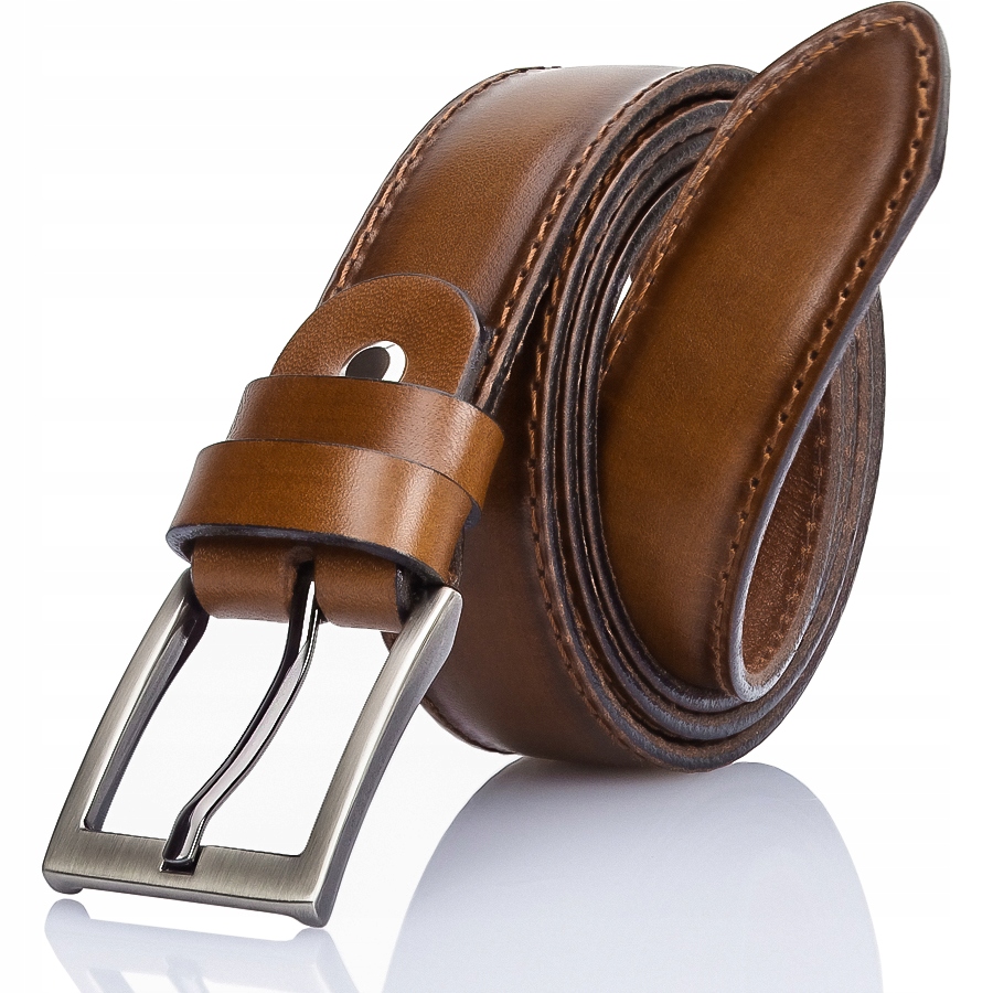 

Pasek Gracio Brązowy Skóra Naturalna Męski długi