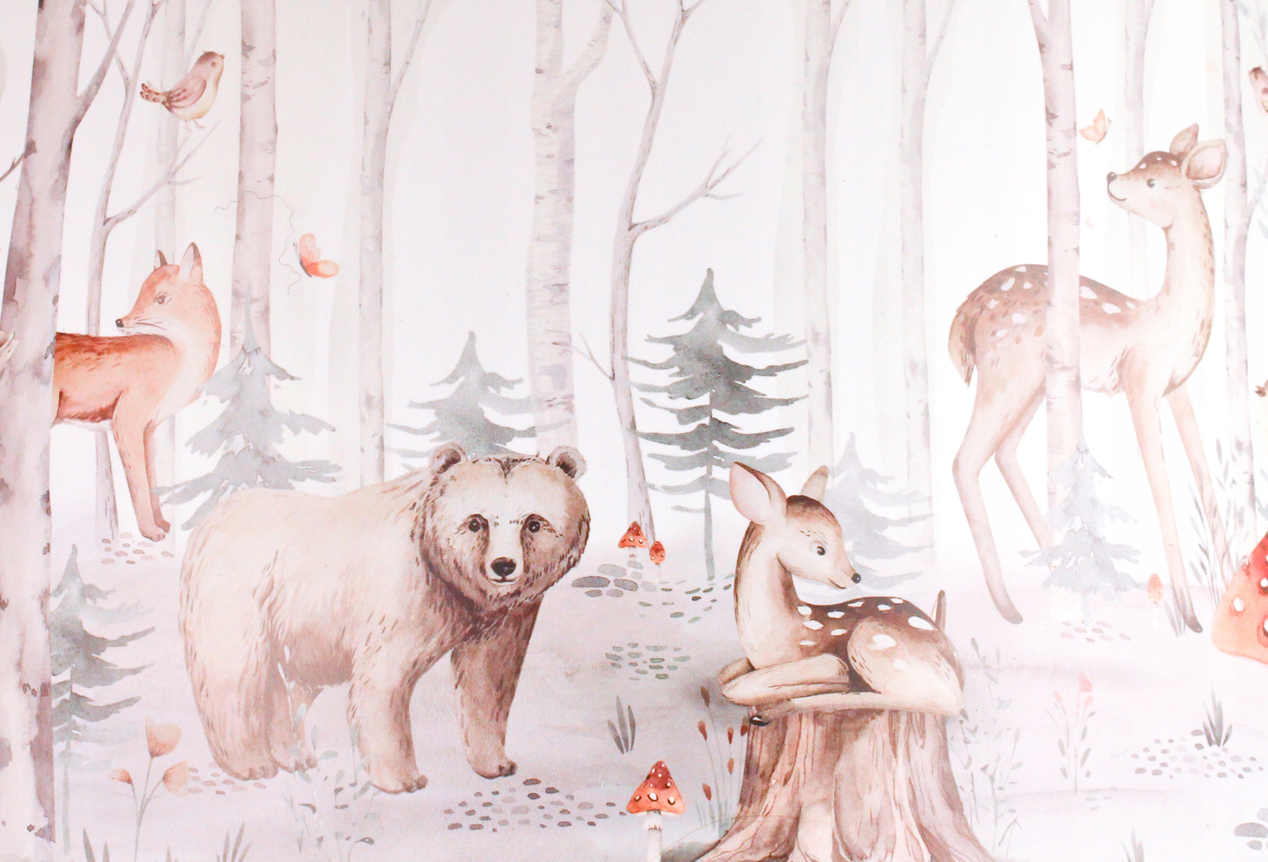 Lampa ścienna kinkiet ścienny LEŚNE ZWIERZĘTA lampy abażur kinkiety ścienne Marka inna