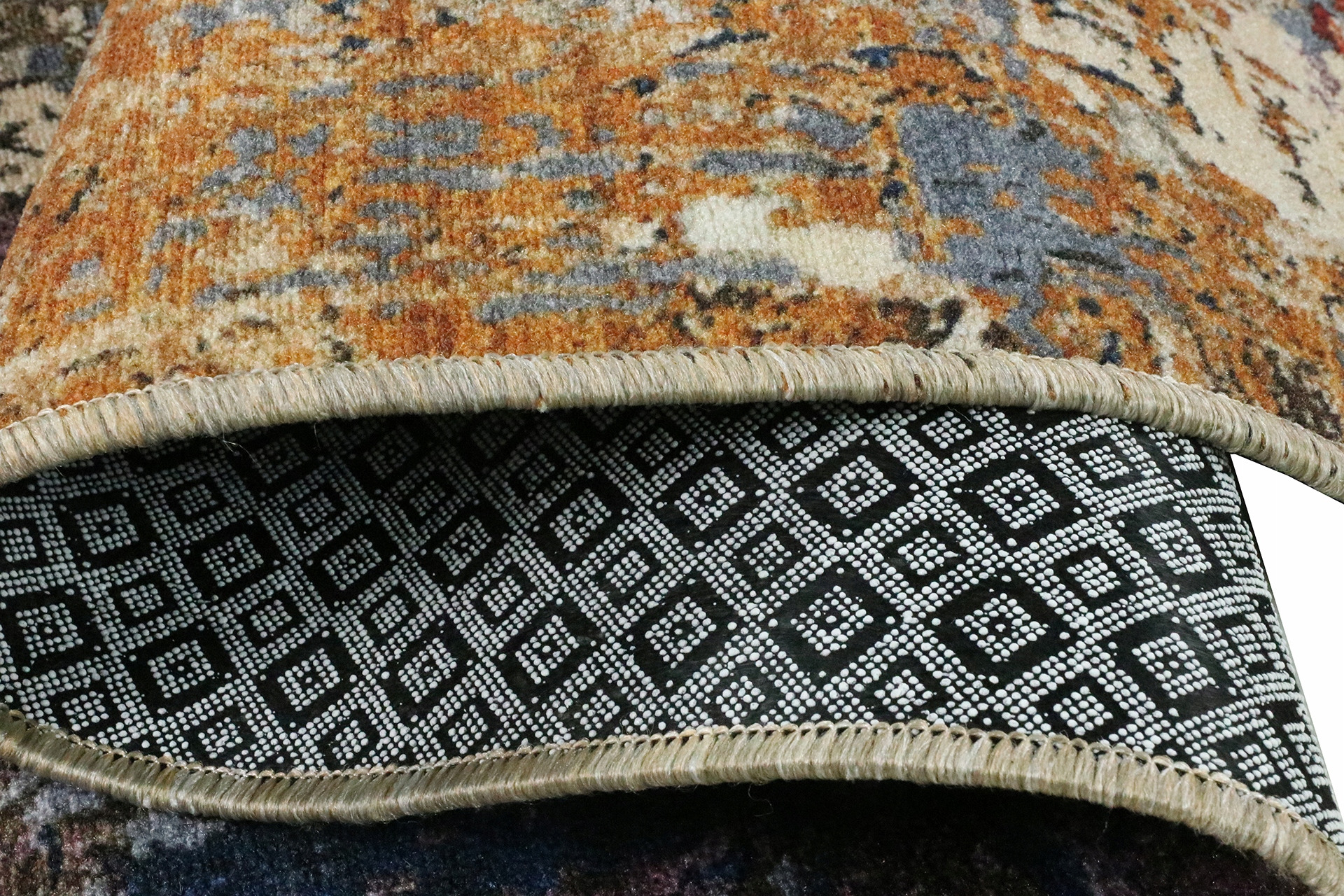 KOLOROWY PRZECIERANY CHODNIK 60cm ANTYPOŚLIZGOWY Materiał poliamid