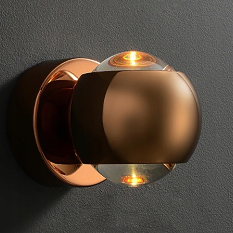 Minimalistická nástenná lampa Nástenná lampa Hora Spodná časť Led lampa do predsiene