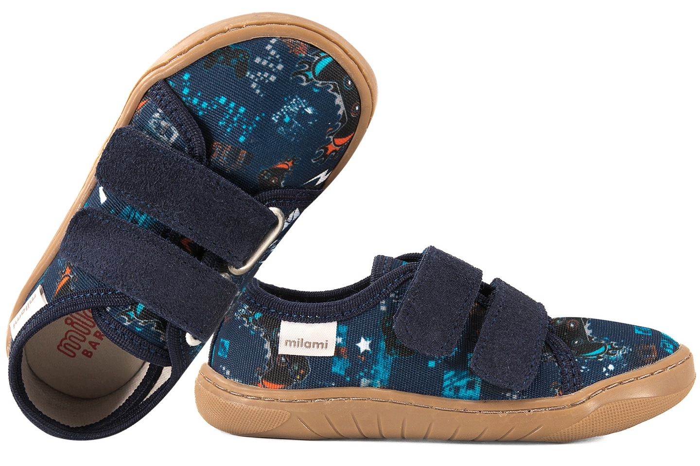Milami BF3C-BR-46 Barefoot Trampki Półbuty Tekstylne Domowe Kapcie Papcie