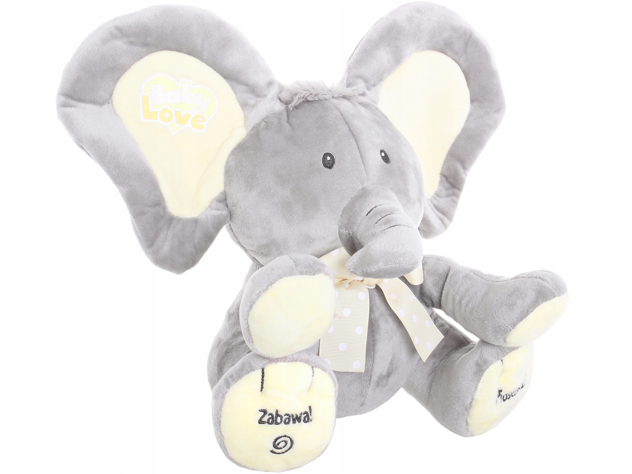 INTERAKTYWNY Słonik AKUKU Maskotka Słoń MÓWI Śpiewa PL A KUKU Rusza USZAMI Rodzaj pluszaki interaktywne