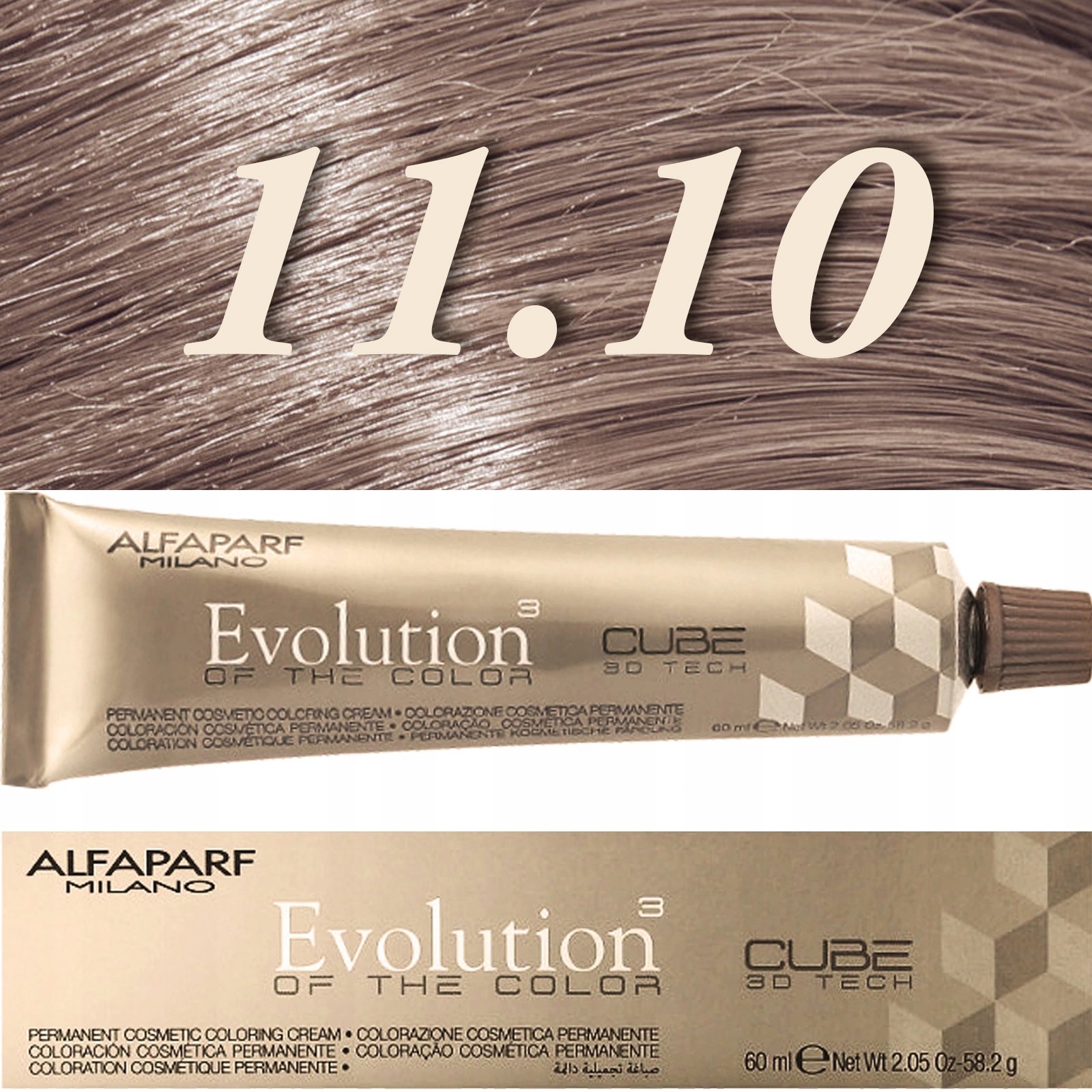 

Alfaparf Evolution of Cube Farba do włosów 11.10