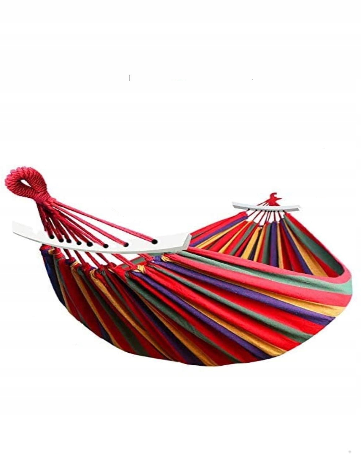 

Hamak ogrodowy dwuosobowy ze stelażem duży 200x140