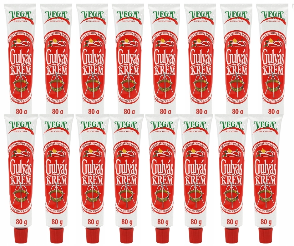 Levně Maďarský gulášový krém Vega Delicatesse 80 g 16 x maďarský krém Vega