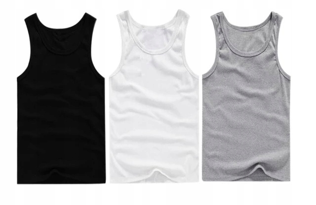 PODKOSZULKA męska 100% bawełna rozmiar L Dekolt okrągły