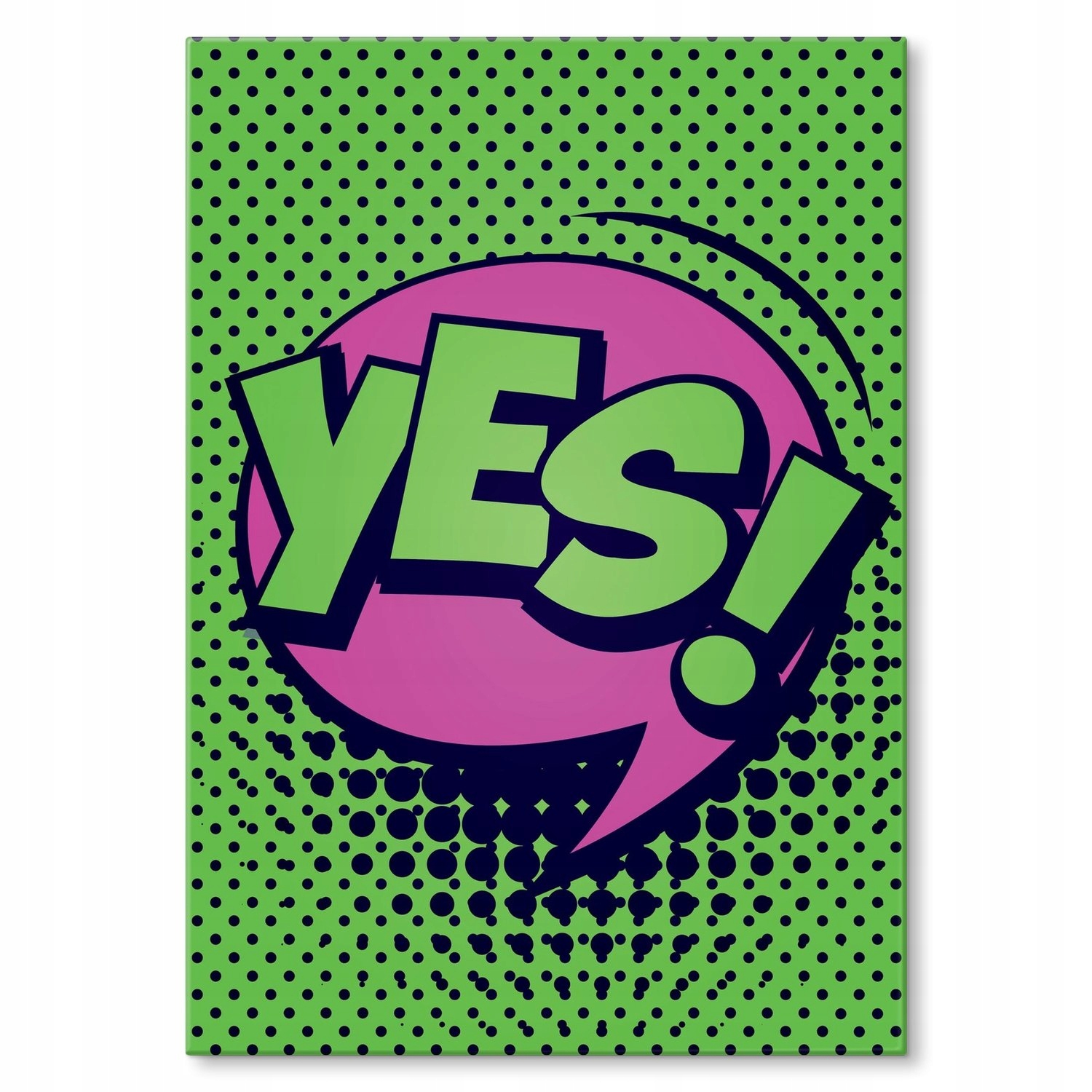 Kovový plakát Comics yes Dárek 30 x 42 cm