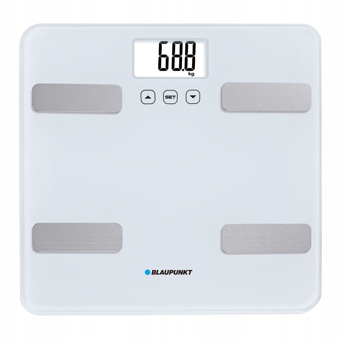 Waga łazienkowa Blaupunkt BSM501 Pomiar Tłuszczu Mięśni Nawodnienia 150kg