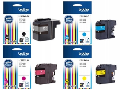

4x Tusz Brother MFC-J200 LC529XL DCP-J100 DCP-J105