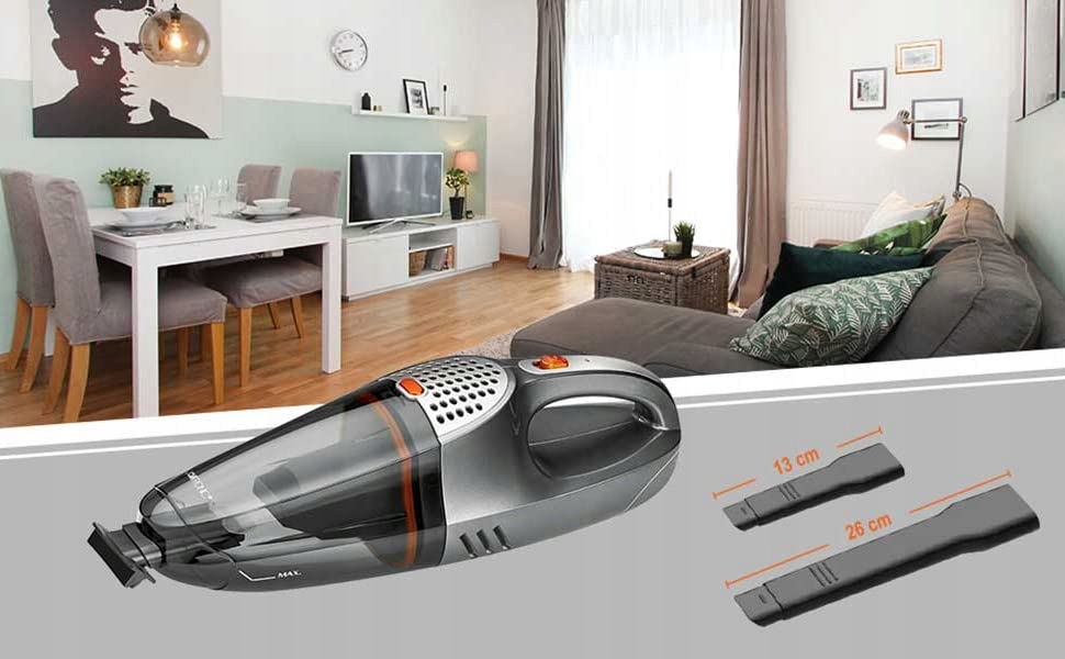 CICHY ODKURZACZ AKUMULATOROWY SAMOCHODOWY SAMOCHODU DOMOWY DOMU CLATRONIC Producent inny