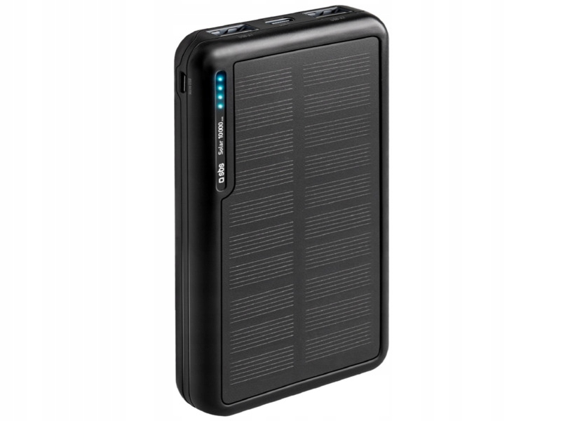 Powerbank solarny Sbs Solar 10000 mAh 10W Czarny