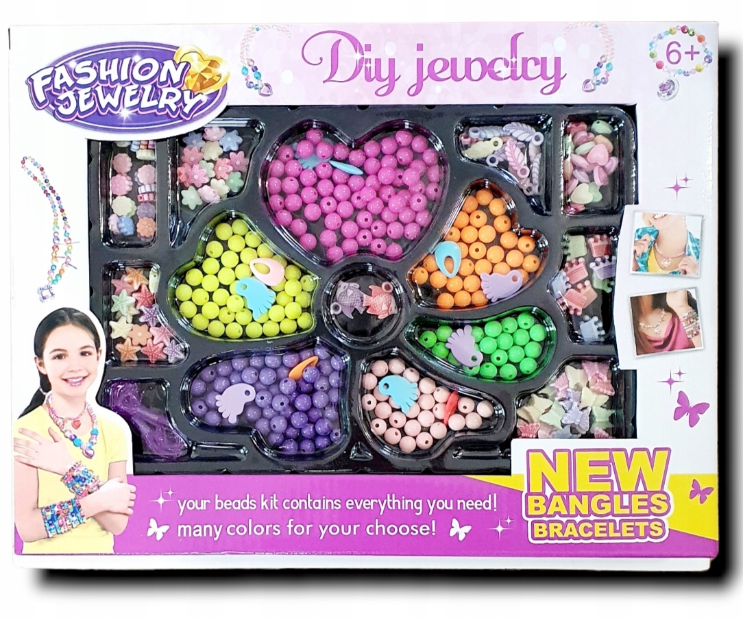 

kolorowy Zestaw Koralików Do Robienia Bransoletek