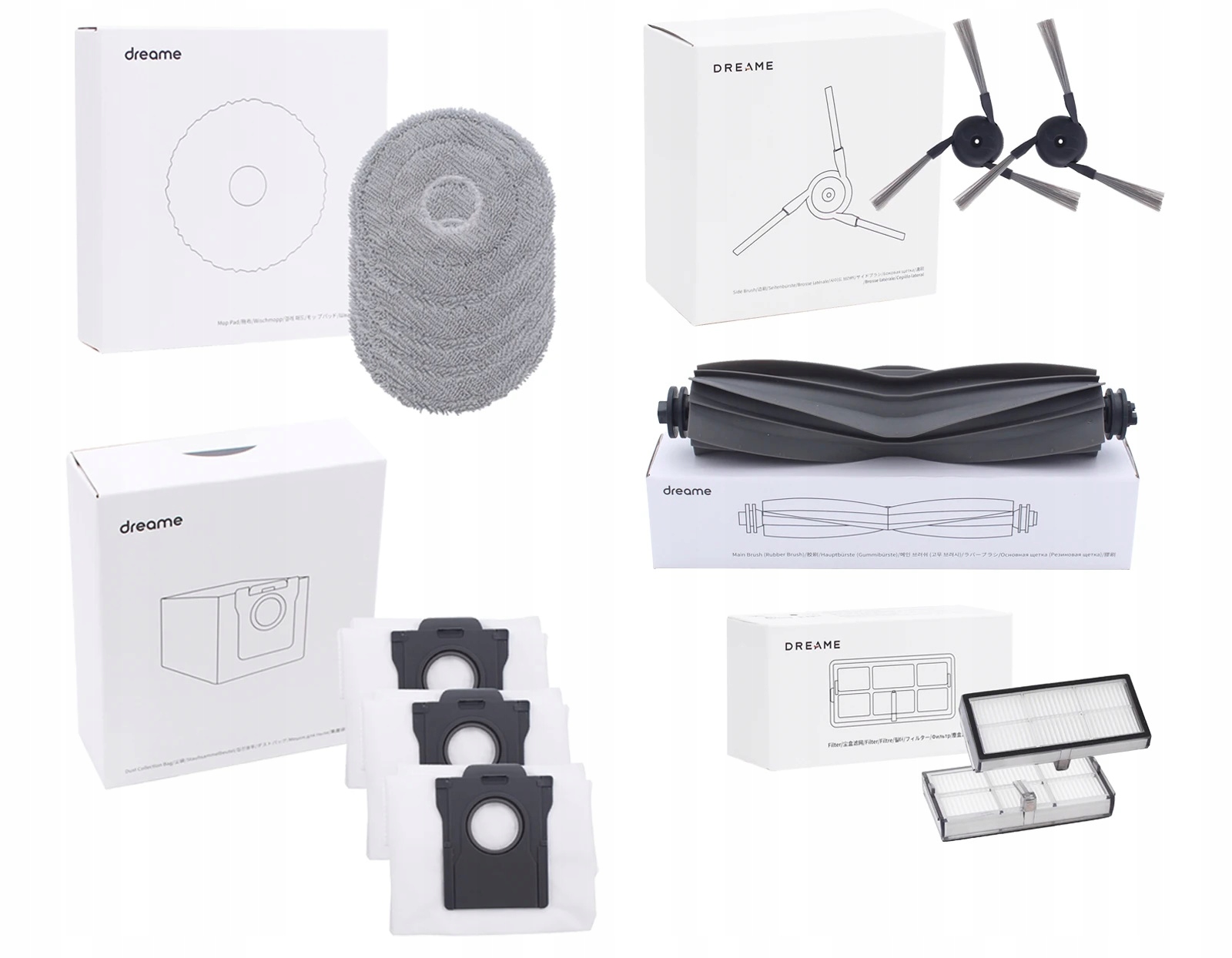 Originálna sada príslušenstva, filtračné vrecká pre Dreame X40 Ultra X40 Complete