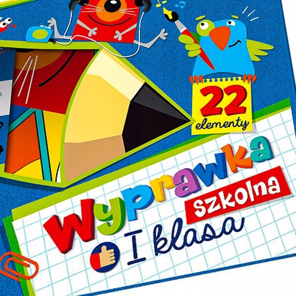 WYPRAWKA SZKOLNA I KLASA Zestaw dla dzieci MOJE BAMBINO 22 elementy XXL Kod producenta WYPRAWKA PIERWSZOKLASISTY PRZYBORY KOMPLET