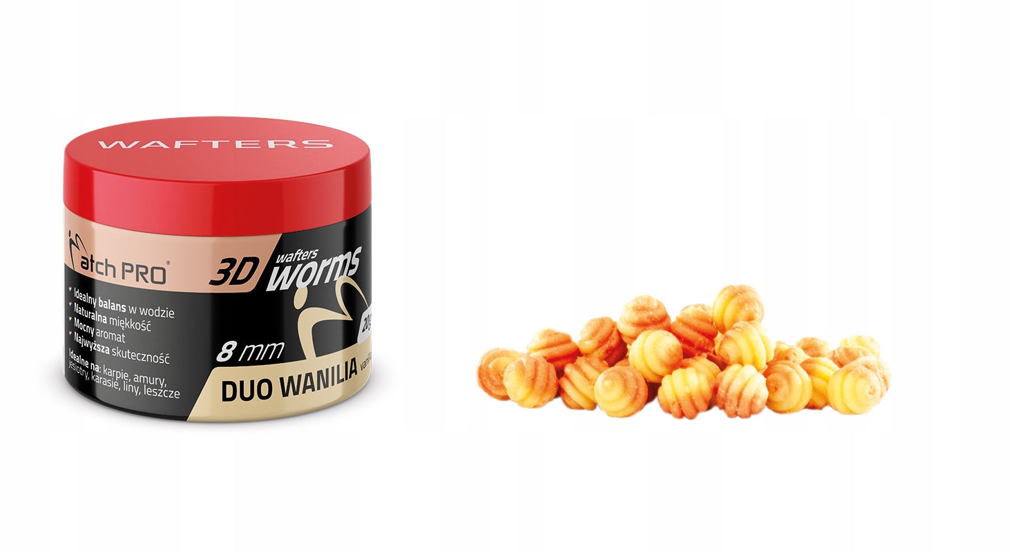 Match Pro Wafters Worms 3D 8mm Duo Wanilia