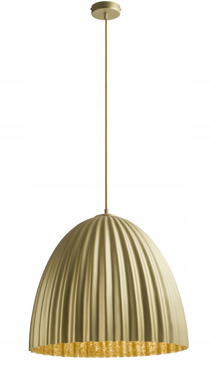 Závěsná lampa Telma Ø50 cm Zlatá mosazná Sigma Lighting