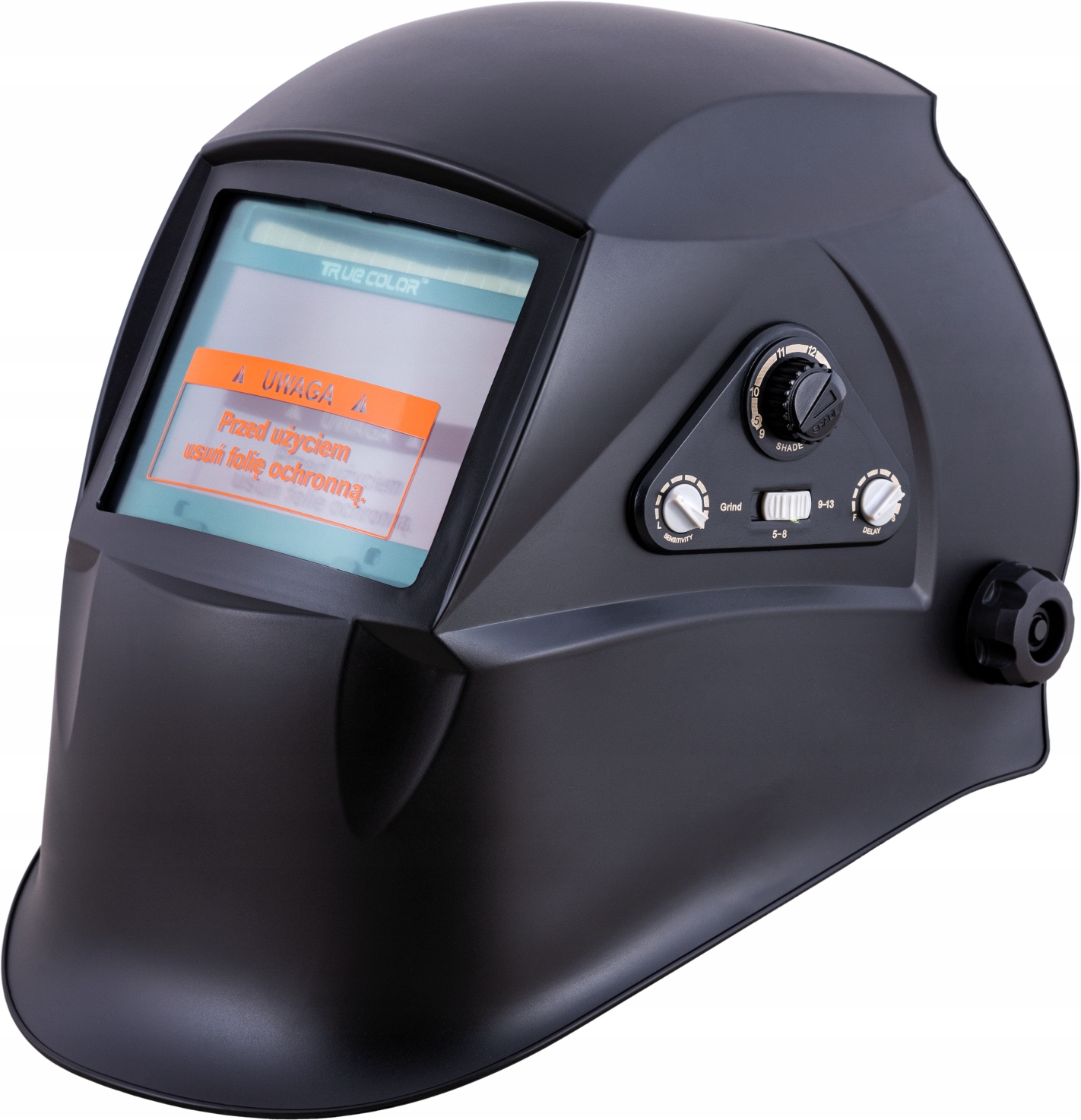 Przyłbica automat Magnum Procolor Czarna True Color Samościemniająca Mat