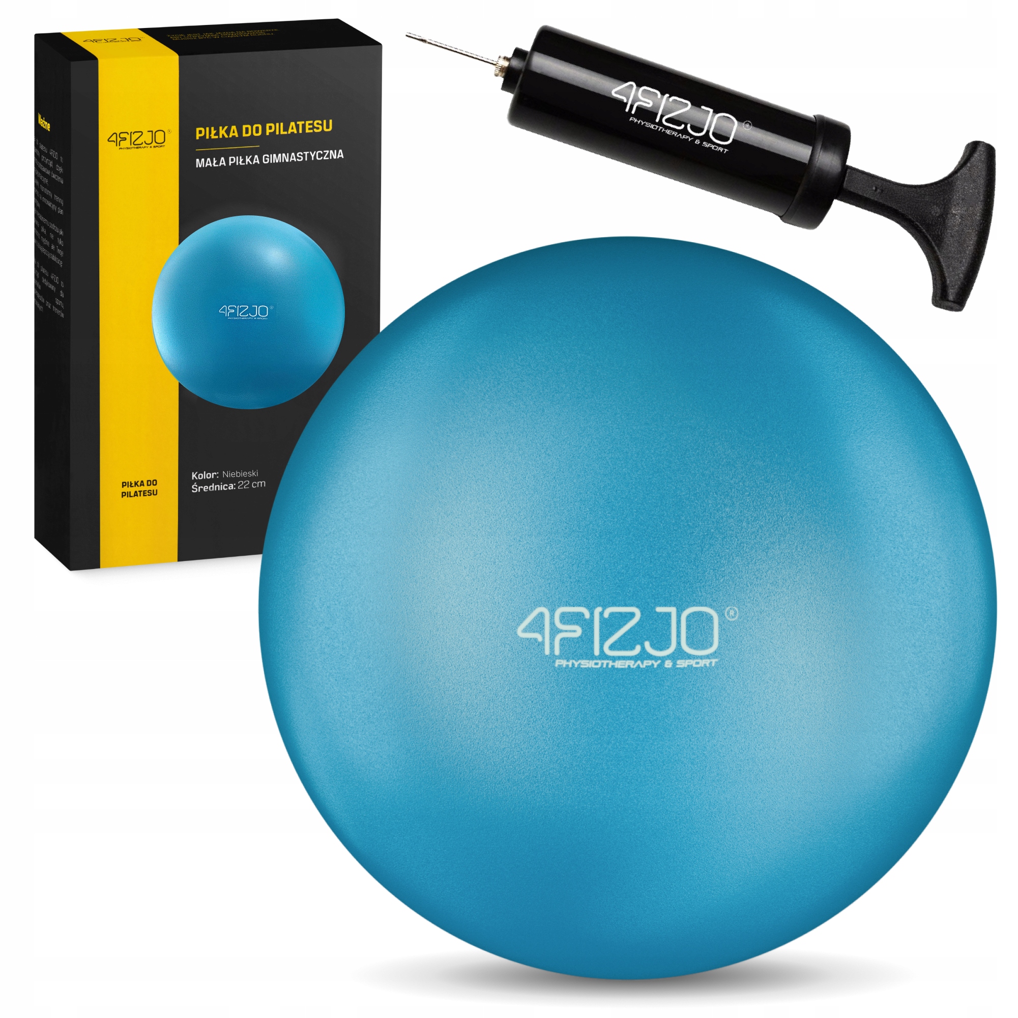 4FIZJO Gimnasztikai labda, klasszikus rehabilitációs 22 cm-es, Reh Ball ...