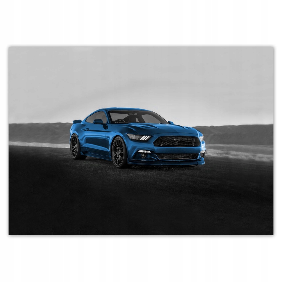 

Naklejki 70x50 Niebieski Ford Mustang
