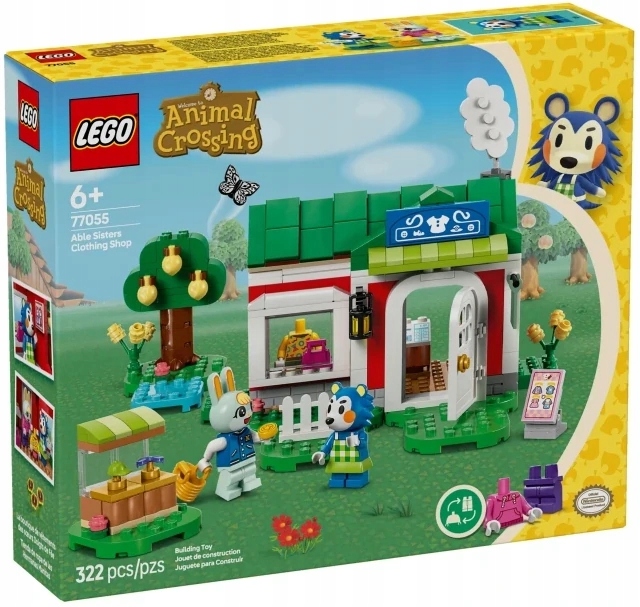 Lego Animal Crossing Able Sisters A Obchod S Oblečením, Sada Kostek 77055