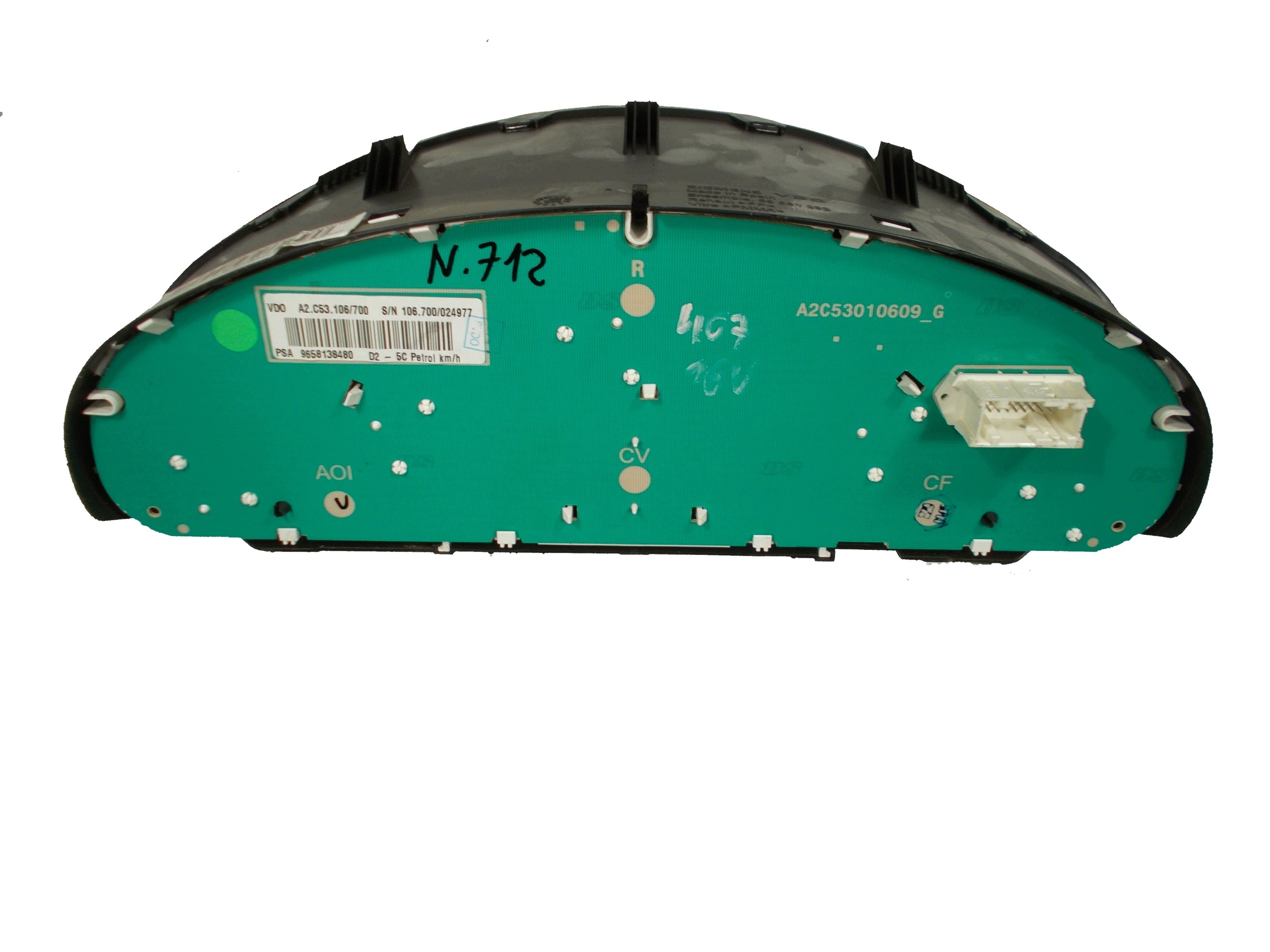 PEUGEOT 407 16V dials dials 9658138480 106700024977