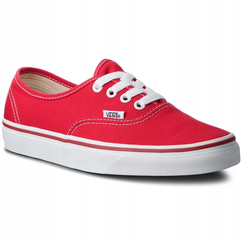 Vans Authentic Trampki Sznurowane Czerwone 36 Snc