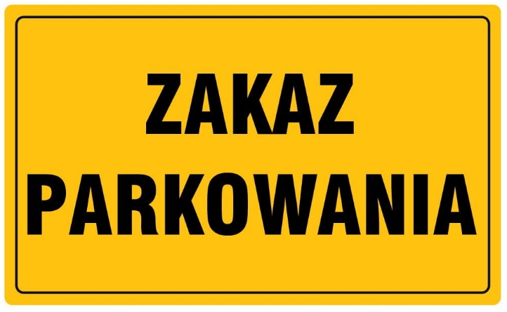 Tablica Zakaz Parkowania