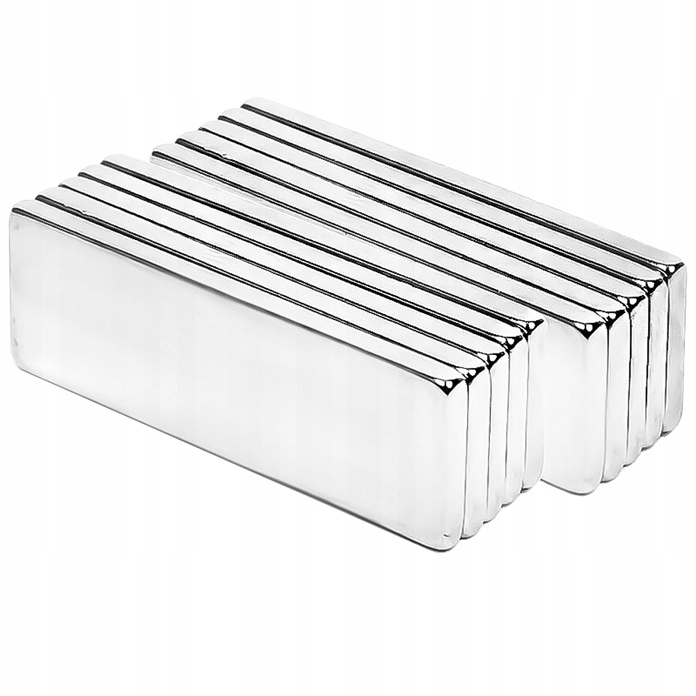 SILNÝ MAGNET NEODYMOVÉ MAGNETY SADA 10 KS