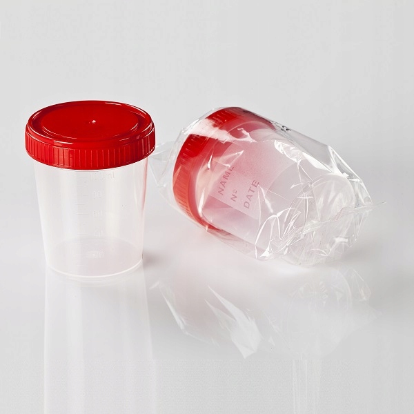 

Pojemnik na mocz 100mlzakrętka Sterylny kubek